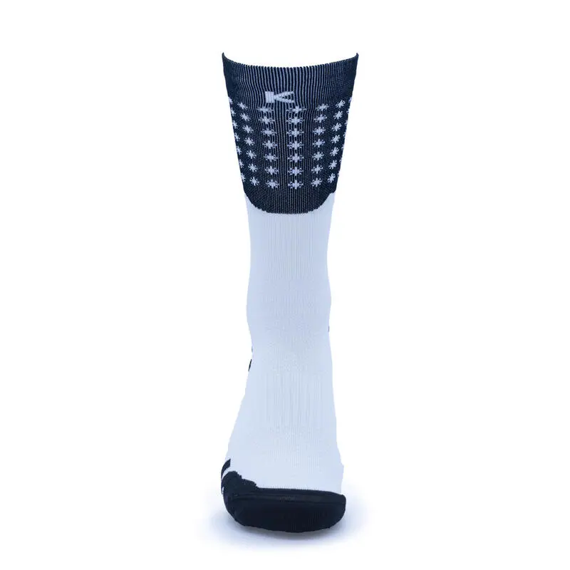 KAMUABU Calcetines "No Limits" Negro/Blanco para Running - Compresión Óptima 4 KAMUABU Calcetines "No Limits" Negro/Blanco para Running - Compresión Óptima - Imagen 2