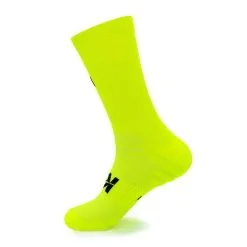 Calcetines Running Básicos KAMUABU Color Amarillo - Comodidad y Resistencia para Corredores -Running comercio calcetines running basic color amarillo 2