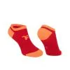 Calcetines Ultra Bajos Con Refuerzo Para Correr Fyke En Color Rojo - Ideal para Running y Deporte -Running comercio calcetines ultra bajos con refuerzo para correr fyke en color rojo