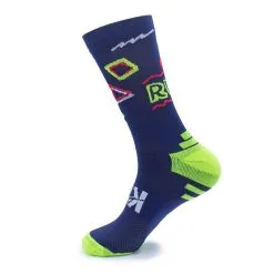 KAMUABU Calcetines "XXO" AZUL De Running (1 HILO) - Calcetines de Compresión para Running -Running comercio calcetines xxo azul de running 1 hilo 2