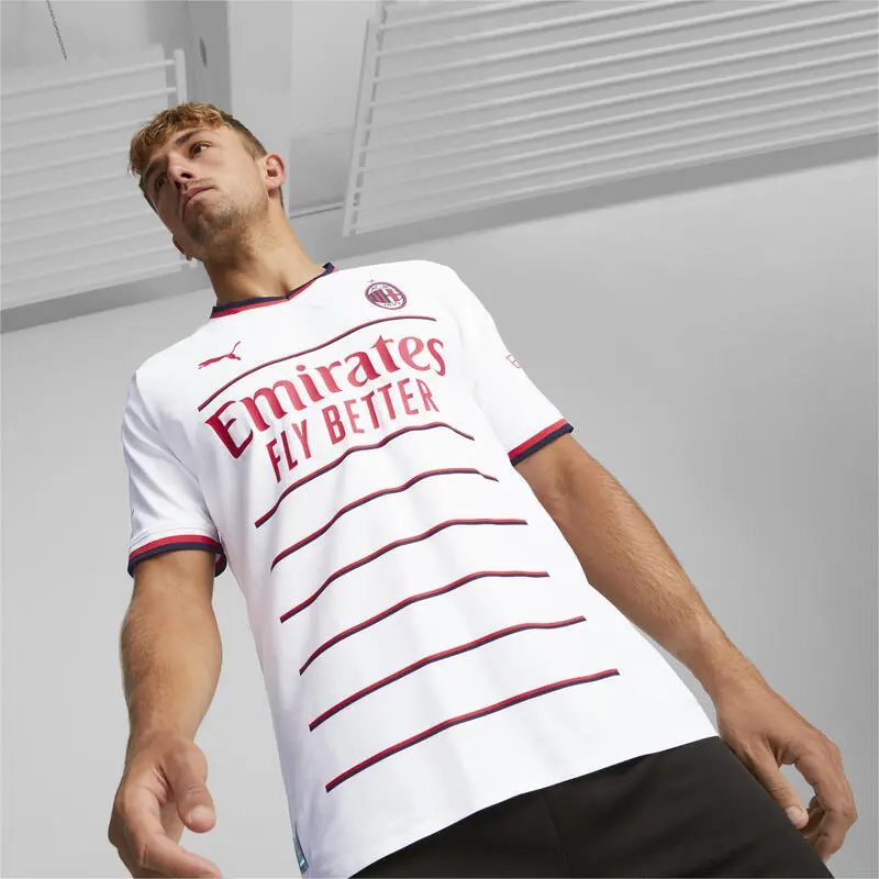 Camiseta AC Milan Visitante 22/23 Authentic Hombre PUMA - Equipación Oficial de Fútbol 4 Camiseta AC Milan Visitante 22/23 Authentic Hombre PUMA - Equipación Oficial de Fútbol - Imagen 2