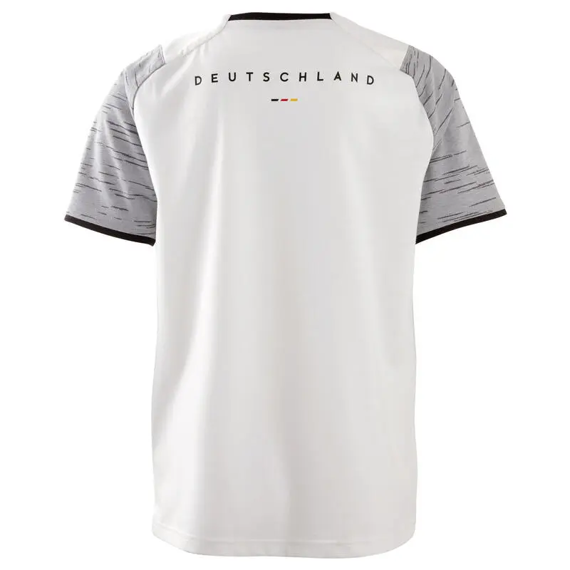 Camiseta Alemania Kipsta Niños FF100 2022 Blanco - Equipación Oficial 5 Camiseta Alemania Kipsta Niños FF100 2022 Blanco - Equipación Oficial - Imagen 3