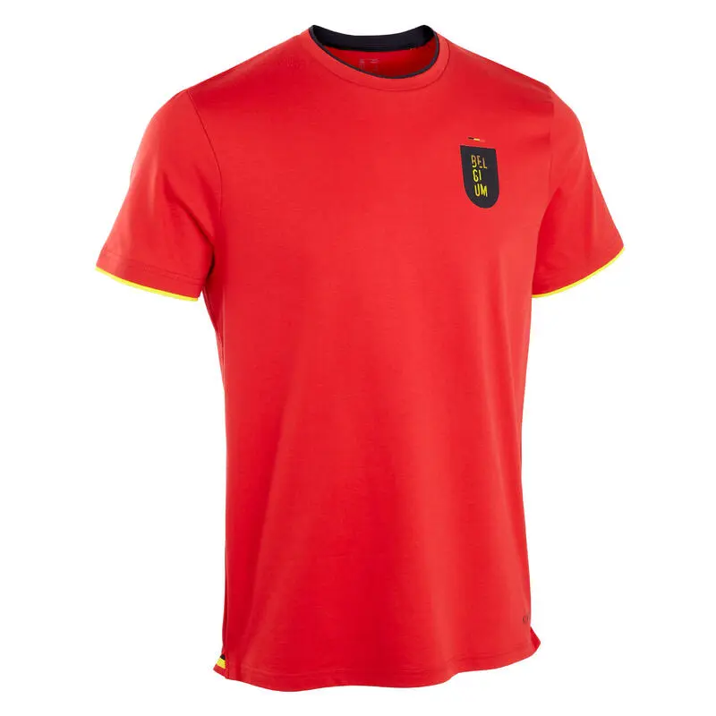Camiseta Bélgica FF100 Adulto 2022 - Kipsta - Fútbol y Tendencias 3 Camiseta Bélgica FF100 Adulto 2022 - Kipsta - Fútbol y Tendencias