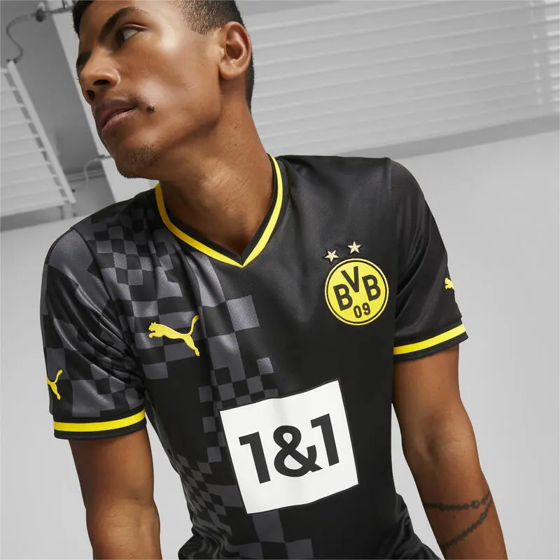 Camiseta Borussia Dortmund Visitante 22/23 Réplica Hombre PUMA - Equipaciones Oficiales de Fútbol 4 Camiseta Borussia Dortmund Visitante 22/23 Réplica Hombre PUMA - Equipaciones Oficiales de Fútbol - Imagen 2
