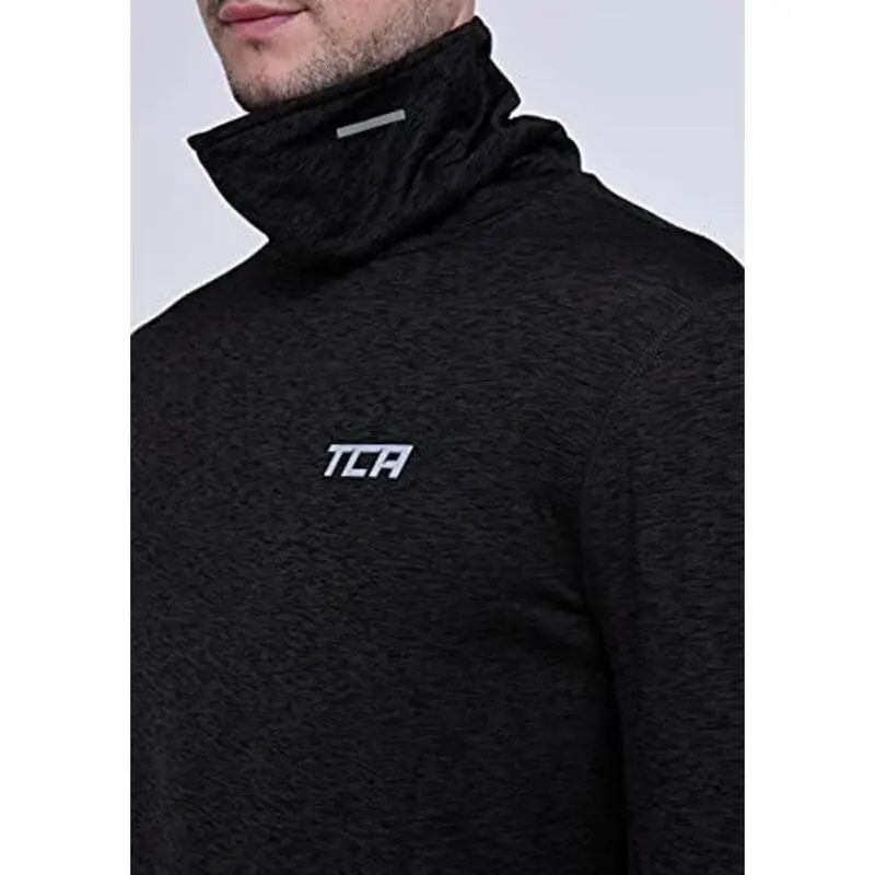 TCA Camiseta Con Cuello Alzado Warm-up Para Hombre - Ropa Deportiva para Running 5 TCA Camiseta Con Cuello Alzado Warm-up Para Hombre - Ropa Deportiva para Running - Imagen 3