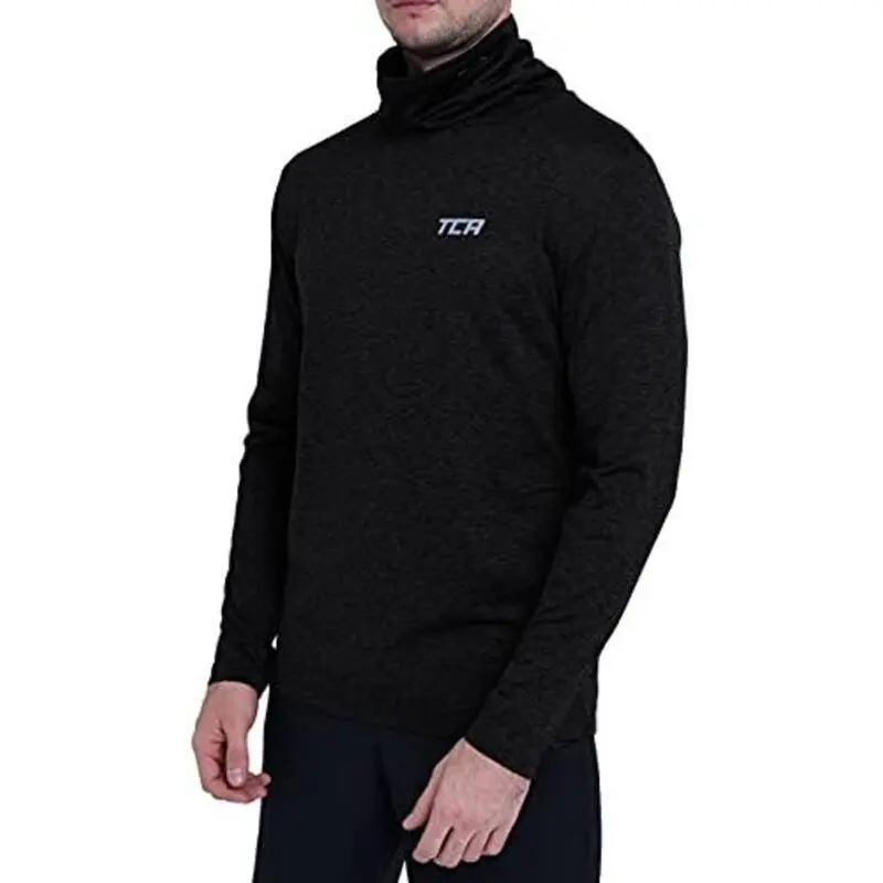 TCA Camiseta Con Cuello Alzado Warm-up Para Hombre - Ropa Deportiva para Running 3 TCA Camiseta Con Cuello Alzado Warm-up Para Hombre - Ropa Deportiva para Running