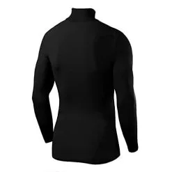 Camiseta de Compresión Manga Larga con Cuello Alto POWERLAYER para Hombre - Ideal para Running y Entrenamiento -Running comercio camiseta de compresion manga larga con cuello alto para hombre 1
