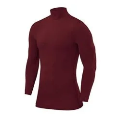 Camiseta de Compresión Manga Larga con Cuello Alto POWERLAYER para Hombre - Ideal para Running y Entrenamiento -Running comercio camiseta de compresion manga larga con cuello alto para hombre 5