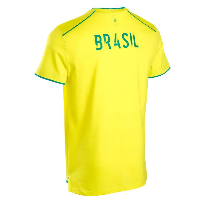 Camiseta De Fútbol Brasil Adulto Kipsta F100 2022 - Equipaciones Selecciones | Fútbol 4 Camiseta De Fútbol Brasil Adulto Kipsta F100 2022 - Equipaciones Selecciones | Fútbol - Imagen 2