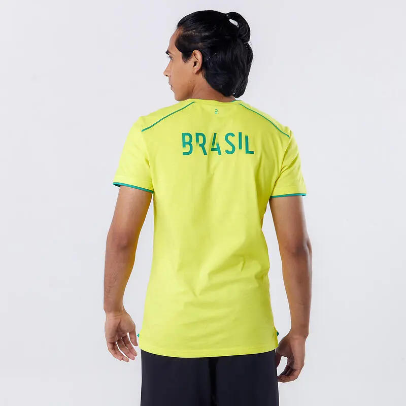 Camiseta De Fútbol Brasil Adulto Kipsta F100 2022 - Equipaciones Selecciones | Fútbol 7 Camiseta De Fútbol Brasil Adulto Kipsta F100 2022 - Equipaciones Selecciones | Fútbol - Imagen 5