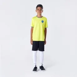 Camiseta De Fútbol Brasil Niños Kipsta F100 2022 - Equipación Oficial -Running comercio camiseta de futbol brasil nios kipsta f100 2022 4