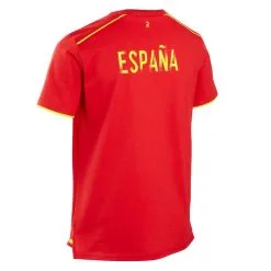 Camiseta De Fútbol España Niños Kipsta F100 2022 | Equipaciones Selecciones | Fútbol -Running comercio camiseta de futbol espaa nios kipsta f100 2022 1