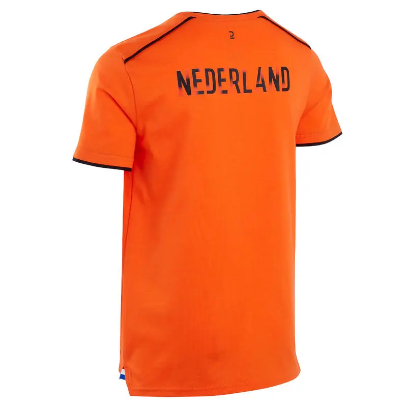 Camiseta De Fútbol Holanda Niños Kipsta F100 2022 - Equipación Oficial 4 Camiseta De Fútbol Holanda Niños Kipsta F100 2022 - Equipación Oficial - Imagen 2