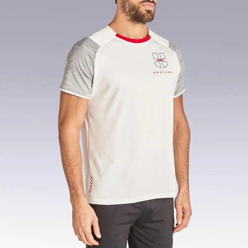 Camiseta De Fútbol Inglaterra Adulto Kipsta F100 2022 - Equipación Oficial 4 Camiseta De Fútbol Inglaterra Adulto Kipsta F100 2022 - Equipación Oficial - Imagen 2