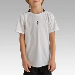 Camiseta De Fútbol Niños Kipsta F100 Roja - Ropa y Equipamiento para Fútbol -Running comercio camiseta de futbol nios kipsta f100 blanca