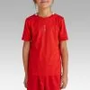 Camiseta De Fútbol Niños Kipsta F100 Roja - Ropa y Equipamiento para Fútbol 1 Camiseta De Fútbol Niños Kipsta F100 Roja - Ropa y Equipamiento para Fútbol -Running comercio camiseta de futbol nios kipsta f100 roja