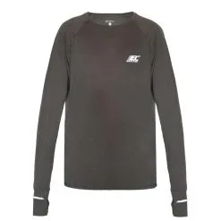 BODYCROSS Camiseta De Lana MIKY Negro para Hombre - Ideal para Running 7 BODYCROSS Camiseta De Lana MIKY Negro para Hombre - Ideal para Running -Running comercio camiseta de lana miky caqui