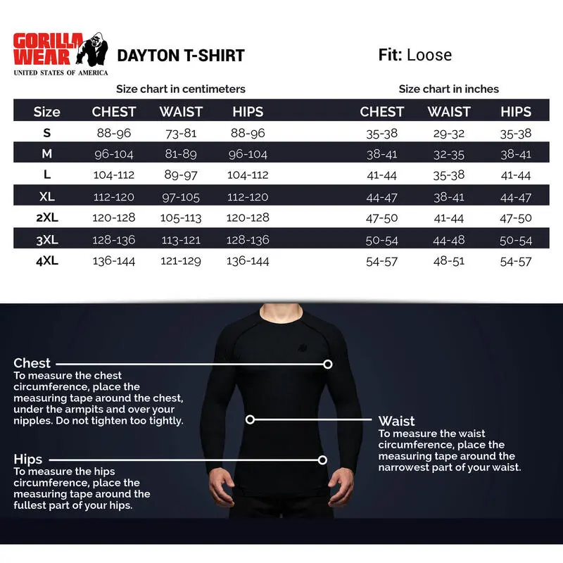 Camiseta De Manga Corta Dayton - Gorilla Wear - Musculación/Ropa 7 Camiseta De Manga Corta Dayton - Gorilla Wear - Musculación/Ropa - Imagen 5