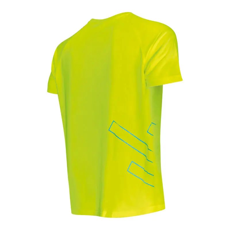 R-EVENGE Camiseta De Manga Corta Hombre Fitness Running Cardio Amarillo Fluo 6 R-EVENGE Camiseta De Manga Corta Hombre Fitness Running Cardio Amarillo Fluo - Imagen 4