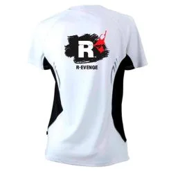 R-EVENGE Camiseta De Manga Corta Hombre Fitness Running Cardio Blanco - Ligera y Transpirable -Running comercio camiseta de manga corta hombre fitness running cardio blanco 1