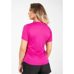Camiseta de Manga Corta Gorilla Wear Raleigh - Rosa - Ideal para Musculación -Running comercio camiseta de manga corta raleigh rosa 1