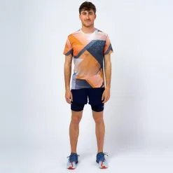 Camiseta De Manga Corta Running Poliéster Reciclado Hombre TRR Multi Color - THE RUNNING REPUBLIC -Running comercio camiseta de manga corta running poliester reciclado hombre trr multi color 1