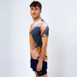 Camiseta De Manga Corta Running Poliéster Reciclado Hombre TRR Multi Color - THE RUNNING REPUBLIC -Running comercio camiseta de manga corta running poliester reciclado hombre trr multi color 2