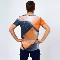 Camiseta De Manga Corta Running Poliéster Reciclado Hombre TRR Multi Color - THE RUNNING REPUBLIC -Running comercio camiseta de manga corta running poliester reciclado hombre trr multi color 3