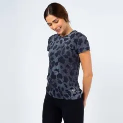 Camiseta De Manga Corta Running Poliéster Reciclado Mujer TRR Animal Print - THE RUNNING REPUBLIC -Running comercio camiseta de manga corta running poliester reciclado mujer trr animal print 2