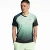 KUIKMA Camiseta Técnica de Pádel para Hombre - 900 Verde | Manga Corta -Running comercio camiseta de padel de manga corta tecnica hombre 900 verde