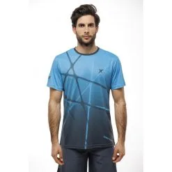 Camiseta De Pádel DROP SHOT BRUNO MORADO - Alta Calidad y Diseño Moderno -Running comercio camiseta de padel drop shot bruno azul