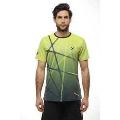 Camiseta De Pádel DROP SHOT BRUNO MORADO - Alta Calidad y Diseño Moderno -Running comercio camiseta de padel drop shot bruno verde