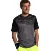 Camiseta De Pádel Manga Corta Transpirable Hombre Kuikma 500 Gris Negro - Ropa Deportiva de Alta Calidad -Running comercio camiseta de padel manga corta transpirable hombre kuikma 500 gris negro