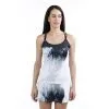 Camiseta De Padel Sin Mangas Drop Shot Dafra Mujer 2023 - Blanco Y Negro Estampado - Ropa Deportiva Mujer -Running comercio camiseta de padel sin mangas drop shot dafra mujer 2023 blanco y negro estampado