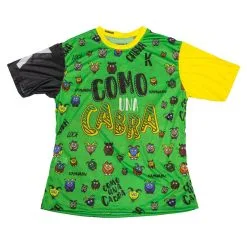 Camiseta de Running para Mujer #COMOUNACABRA - Verde 90grs | KAMUABU