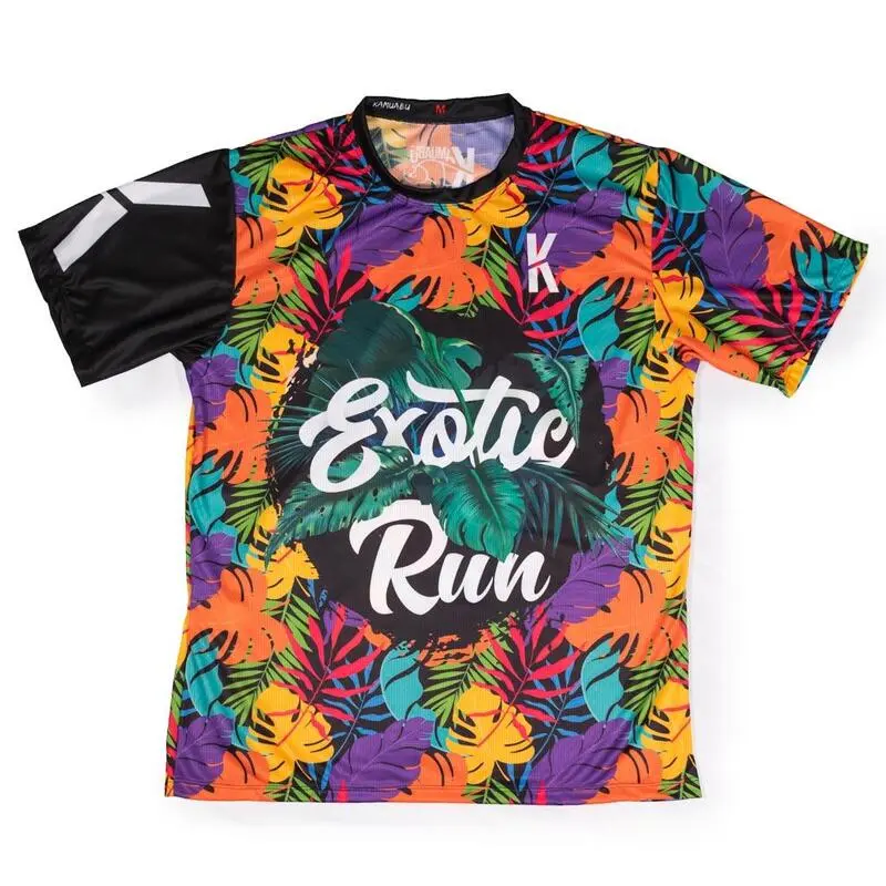 CAMISETA DE RUNNING #EXOTICRUN Para MUJER - KAMUABU Multicolor 90grs | Ropa Deportiva Mujer 3 CAMISETA DE RUNNING #EXOTICRUN Para MUJER - KAMUABU Multicolor 90grs | Ropa Deportiva Mujer