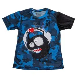 Camiseta de Running #LOVERUNNING para Mujer - KAMUABU Color Camuflaje 90grs