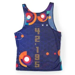 Camiseta de Running Maratón 2.0 Run Hombre - Azul 90grs Tirantes - KAMUABU -Running comercio camiseta de running maraton 20 run hombre kamuabu color azul 90grs tirantes 1