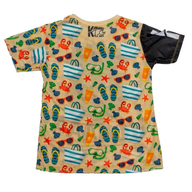 Camiseta de Running Sandbeach para Hombre - KAMUABU Color Arena 90grs 4 Camiseta de Running Sandbeach para Hombre - KAMUABU Color Arena 90grs - Imagen 2