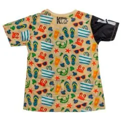 CAMISETA DE RUNNING #SANDBEACH Para MUJER - KAMUABU Color Arena 90grs | Ropa Deportiva Mujer -Running comercio camiseta de running sandbeach para mujer kamuabu color arena 90grs 1