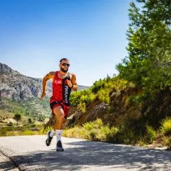 Camiseta de Running #SOYMARATON para Hombre - KAMUABU Roja/Negra de Tirantes -Running comercio camiseta de running soymaraton para hombre kamuabu rojanegra de tirantes 3
