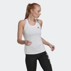 ADIDAS Camiseta De Tirantes Primeblue Designed 2 Move Sport 3 Bandas - Camisetas Mujer Running