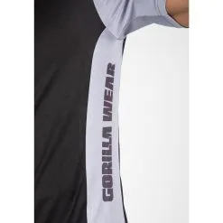 Camiseta Gorilla Wear Hornell Negra - Gris para Musculación -Running comercio camiseta hornell negra gris 4