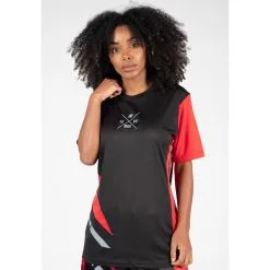 Camiseta Hornell Negra - Roja | Gorilla Wear | Musculación/Ropa -Running comercio camiseta hornell negra roja 2