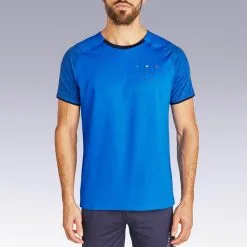 Camiseta Italia Adulto Kipsta FF100 Azul - Equipación Oficial de Fútbol -Running comercio camiseta italia adulto kipsta ff100 azul 2