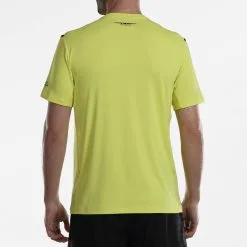 Camiseta Manga Corta Pádel - Bullpadel Logro Amarillo | Ropa Hombre -Running comercio camiseta manga corta padel bullpadel logro amarillo 3