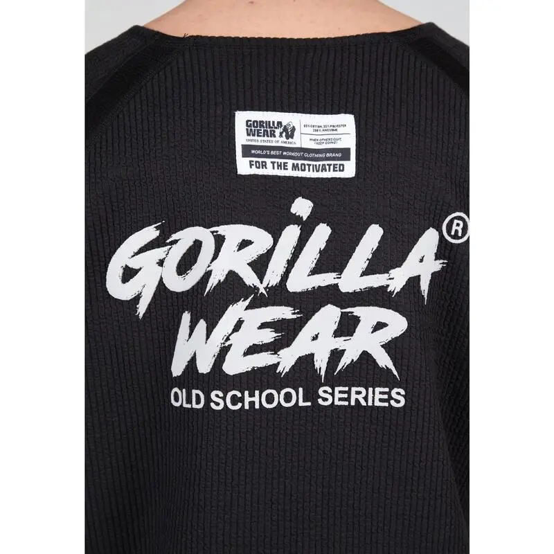 Camiseta Musculación Manga Corta Hombre GORILLA WEAR Agustine Old School Marrón - Ropa de Entrenamiento 7 Camiseta Musculación Manga Corta Hombre GORILLA WEAR Agustine Old School Marrón - Ropa de Entrenamiento - Imagen 5