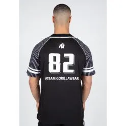 Camiseta Musculación Manga Corta Hombre GORILLA WEAR Béisbol 82 Negro - Ropa Deportiva para Entrenamiento 9 Camiseta Musculación Manga Corta Hombre GORILLA WEAR Béisbol 82 Negro - Ropa Deportiva para Entrenamiento -Running comercio camiseta musculacion manga corta hombre gorilla wear beisbol 82 negro 1