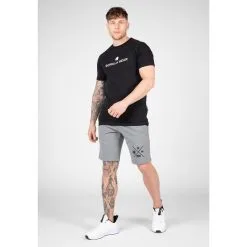 Camiseta Musculación Manga Corta Slim Fit Hombre GORILLA WEAR Davis Negro - Ropa Deportiva 10 Camiseta Musculación Manga Corta Slim Fit Hombre GORILLA WEAR Davis Negro - Ropa Deportiva -Running comercio camiseta musculacion manga corta slim fit hombre gorilla wear davis negro 2