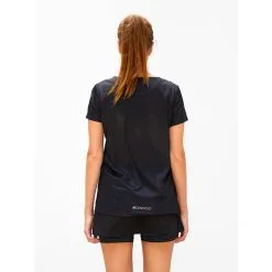 BODYCROSS Camiseta Negro AVA - Camisetas Mujer para Running -Running comercio camiseta negro ava 3